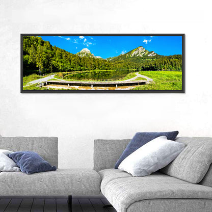 Obersee Lake Swiss Alps Wall Art