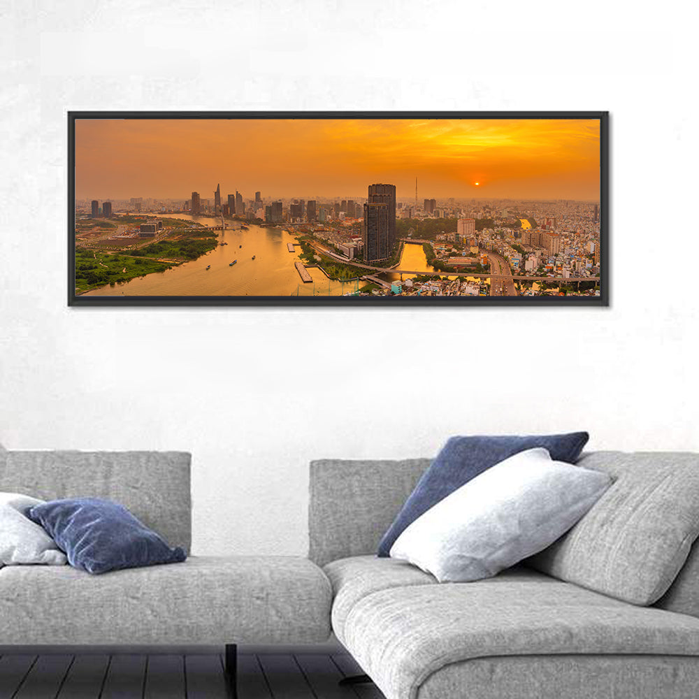 Landmark 81 Golden Hour Skyline Wall Art