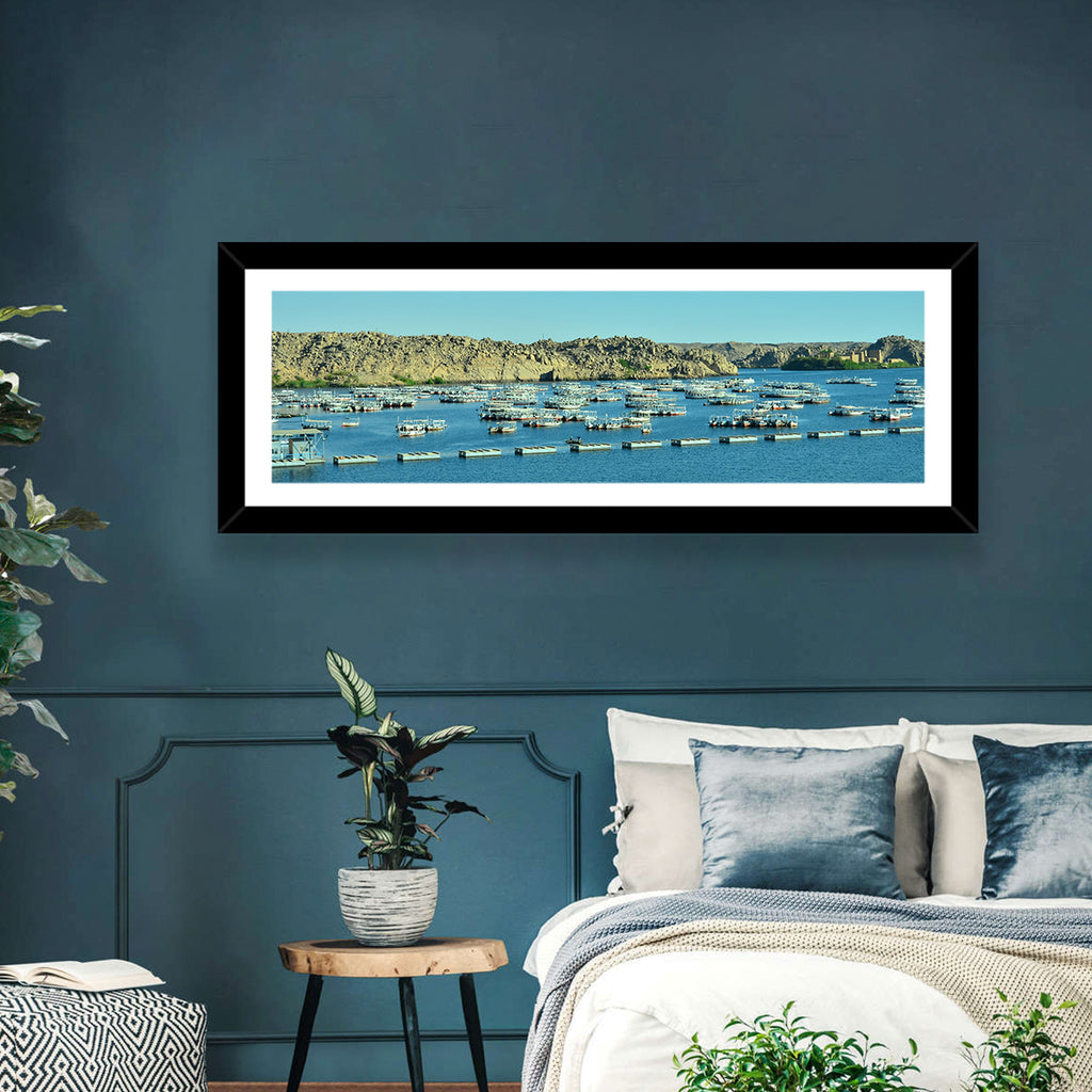 Philae Harbor, Lake Nasser Wall Art