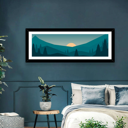 Black Forest Sunset Wall Art