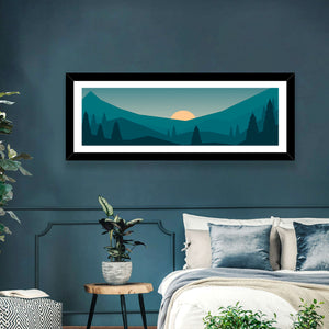 Black Forest Sunset Wall Art