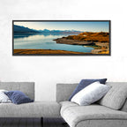 Lake Pukaki Golden Hour with Mount Cook Wall Art