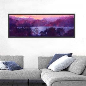 Forest Lake Abstract Wall Art