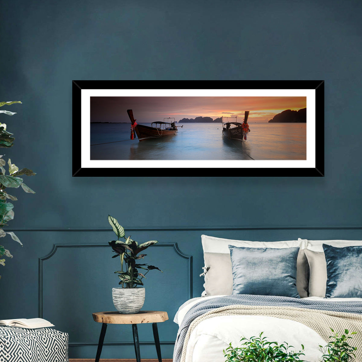 Phi Phi Island Boats Wall Art