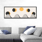 Sun and Moon Over Mountains Wall Art