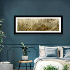 Gold Leaf Workbench Texture Abstract Wall Art