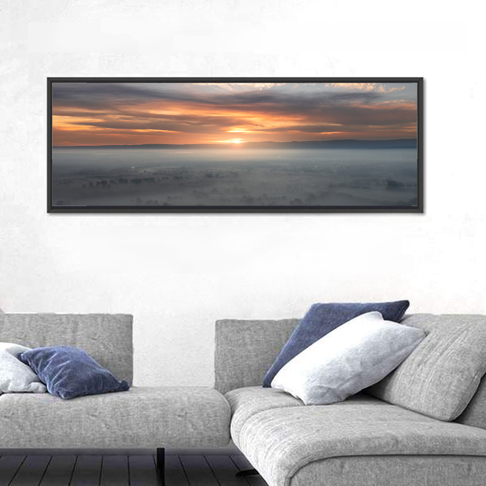 Rhine Plain Sunrise Wall Art