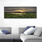 Illinois Fields Sunset Wall Art