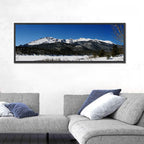 Pikes Peak Winter View Wall Art
