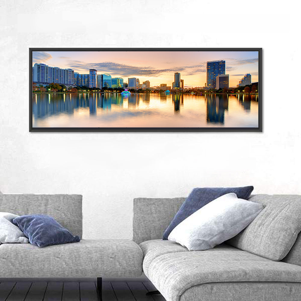 Orlando Skyline at Dusk Wall Art