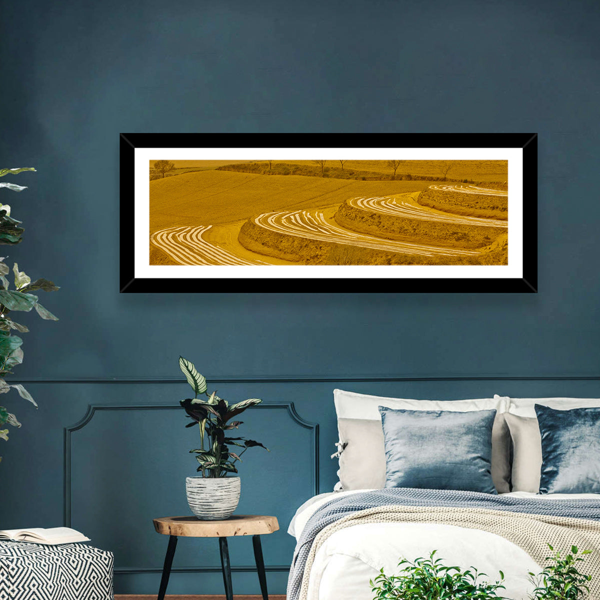 Loess Plateau Terraced Farmland Wall Art
