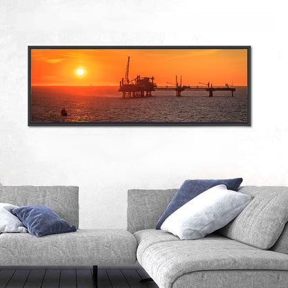 Oil Rig Denmark Wall Art