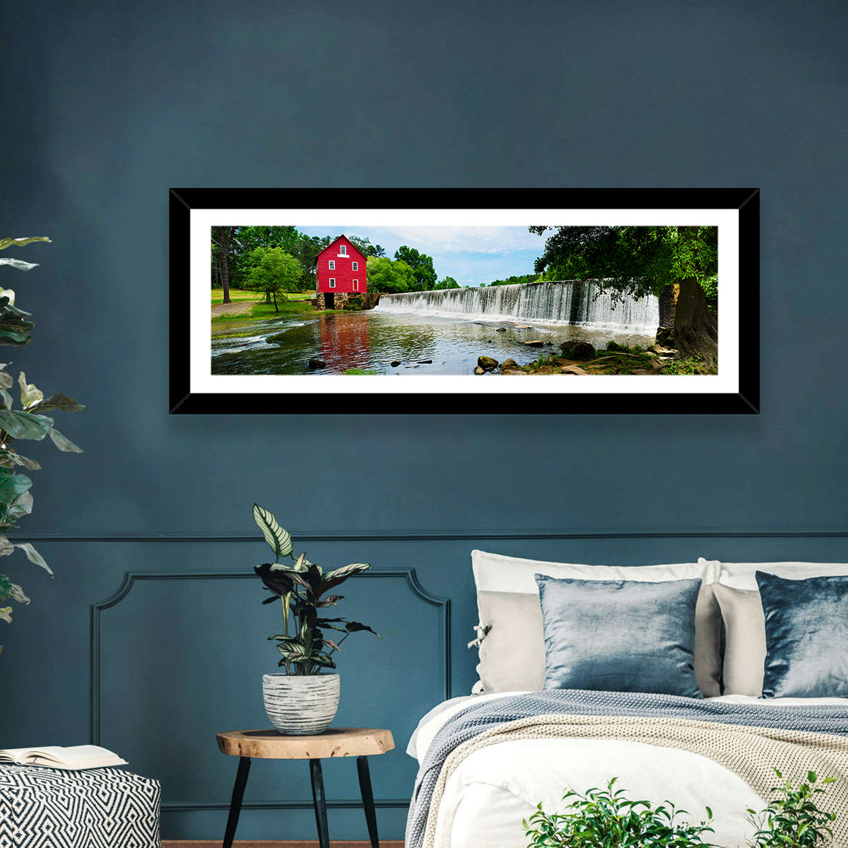 Starrs Mill Atlanta Wall Art in a room, panoramic