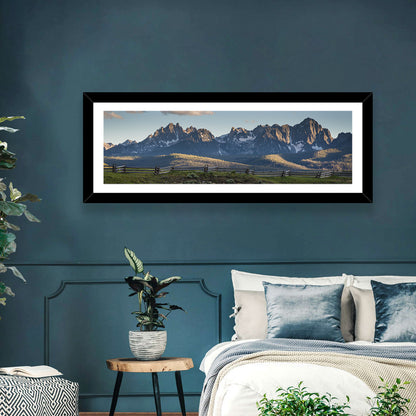 Sawtooth Mountain Range Wall Art