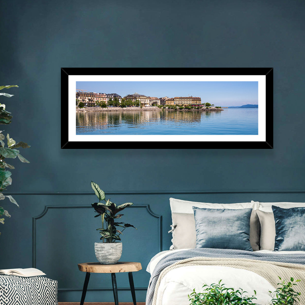 Tranquil Lake Neuchatel Wall Art