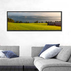 Sunlit Mountain Clouds Wall Art
