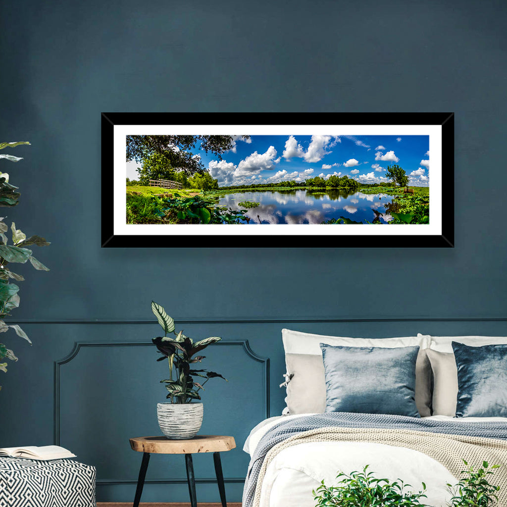 Brazos Bend Lake Reflection Wall Art