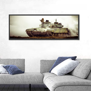 Military Tank at War Wall Art