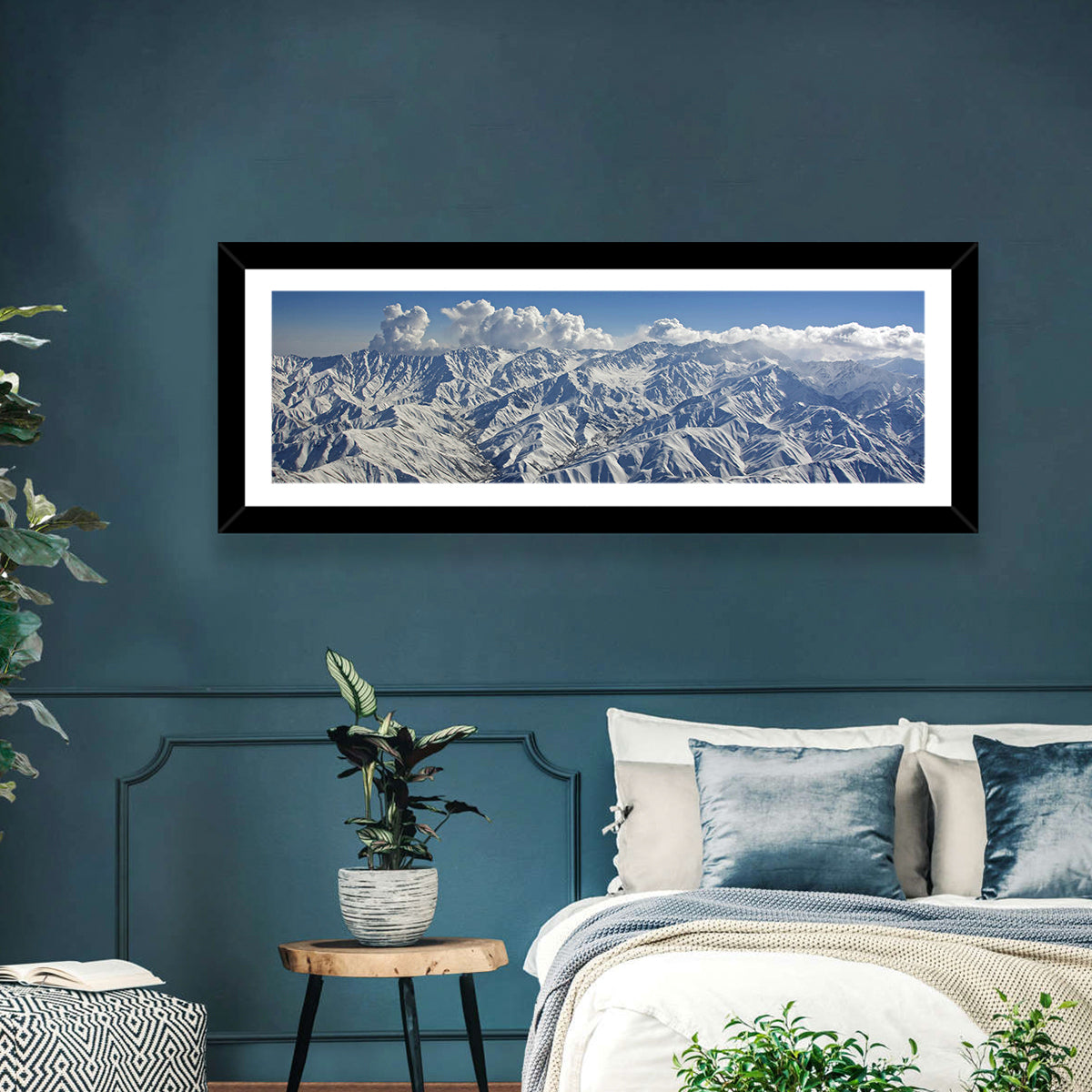 Snow-capped Afghan Mountains Wall Art