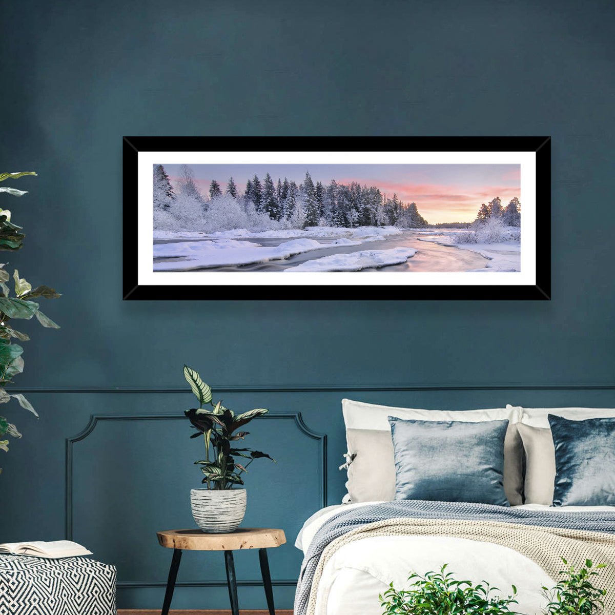 River Kiiminkijoki Sunrise Wall Art