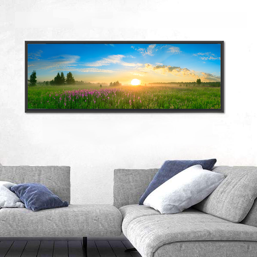 Fireweed Meadow Sunrise Wall Art