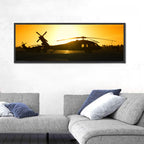 Helicopter Squadron at Sunset Wall Art