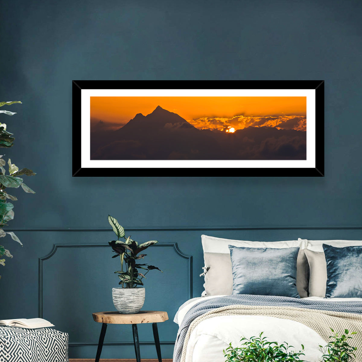 Athos Mountain Sunrise Wall Art