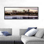 Kansas City Skyline at Dusk Wall Art