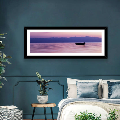 Lake Ohrid Sunset Wall Art