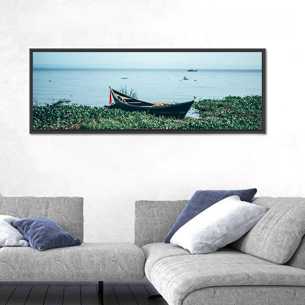 Boat In Lake Victoria Wall Art