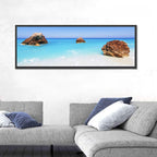 Lefkada Three Rocks Seascape Wall Art