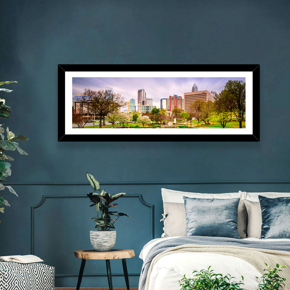 Charlotte Skyline Wall Art