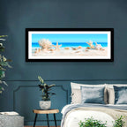 Seashells on Turquoise Shore Wall Art