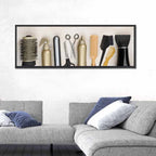 Minimalist Salon Tools Wall Art