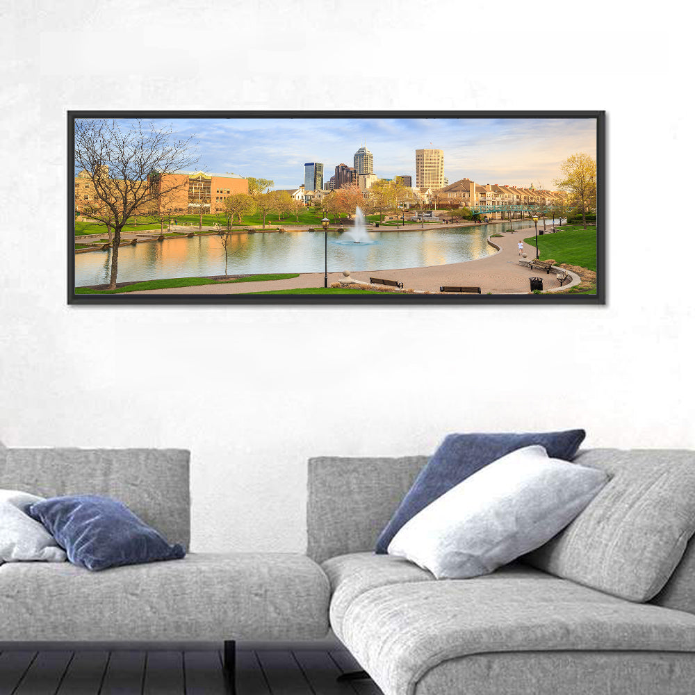 Indianapolis Central Canal Skyline Wall Art