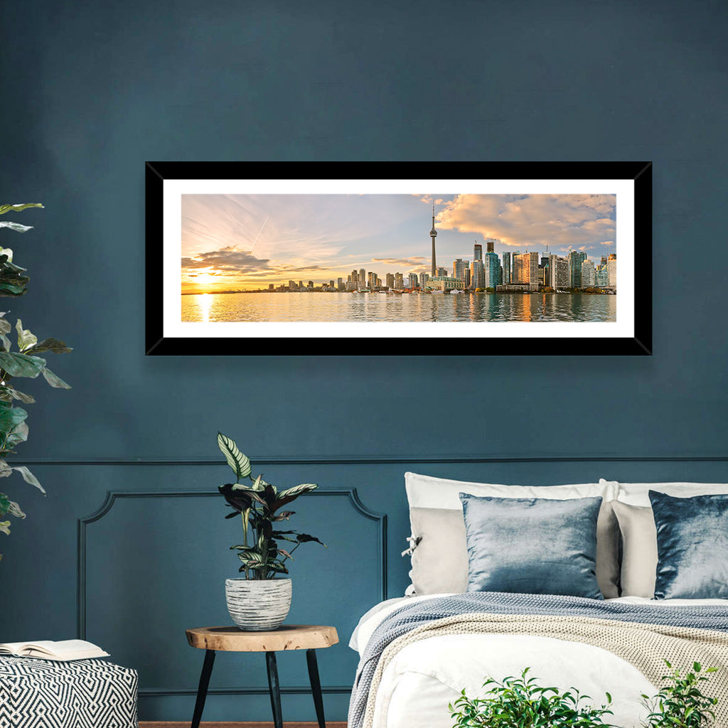 Toronto Golden Hour Skyline Wall Art