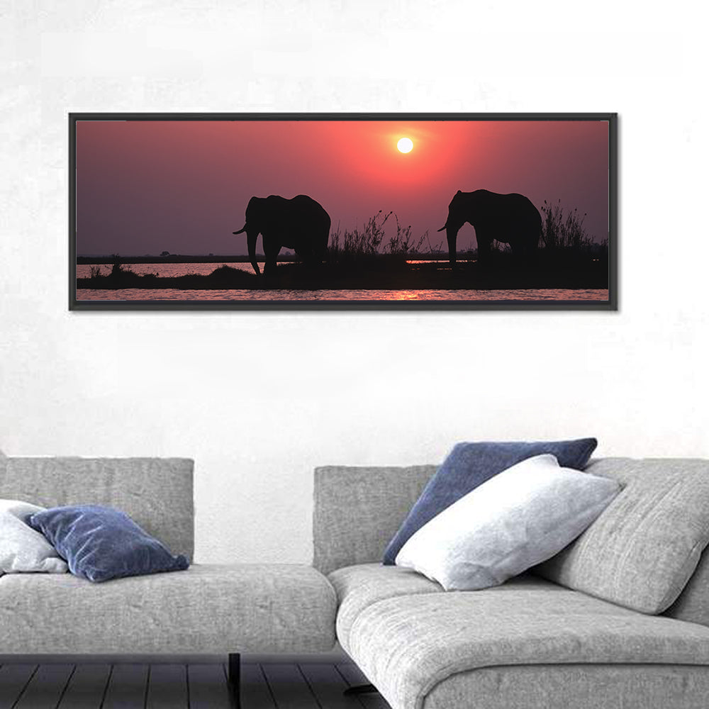 African Elephants Wall Art