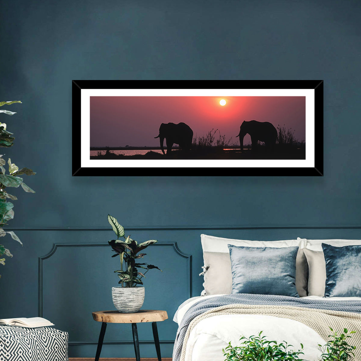 African Elephants Wall Art