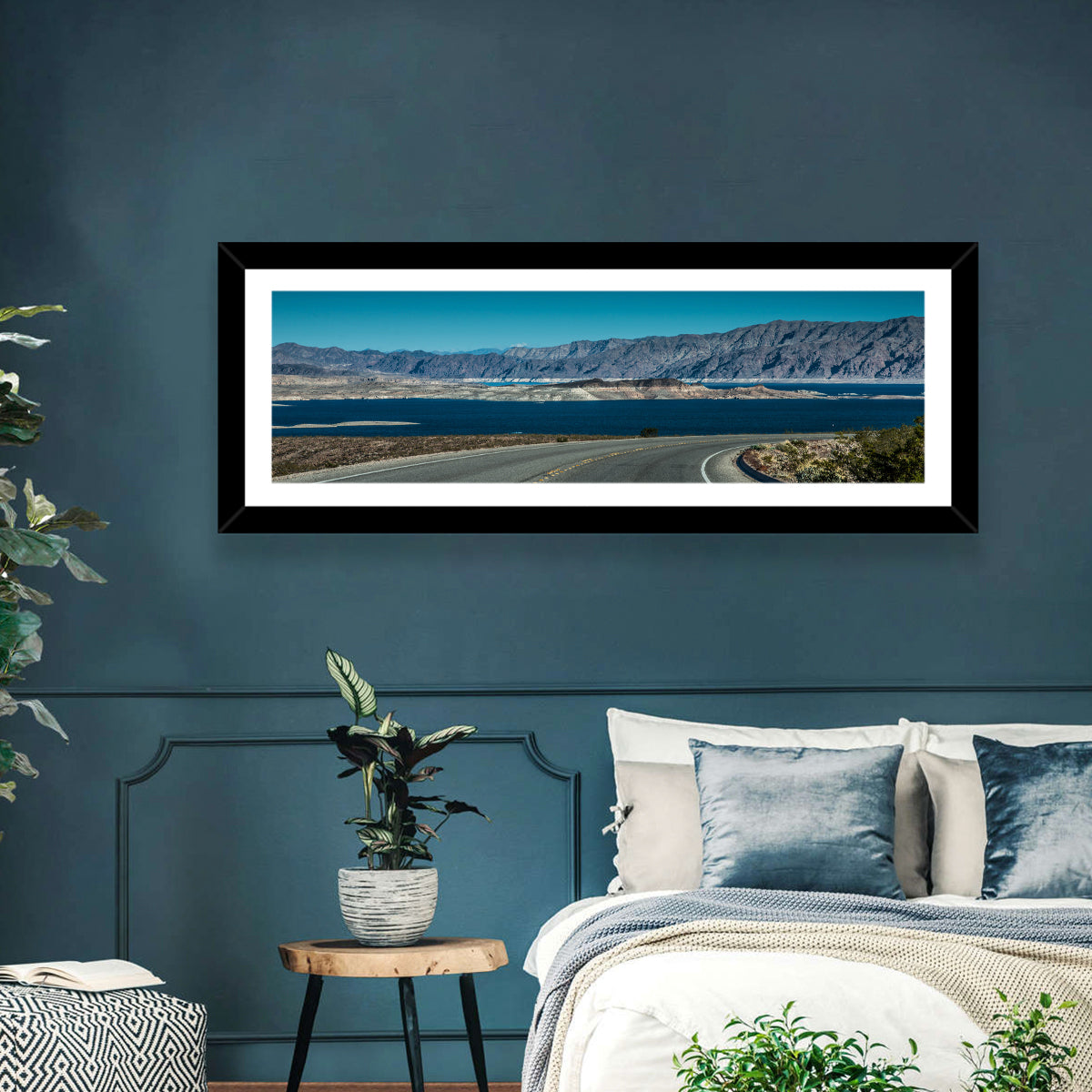 Lake Mead Curved Road Wall Art