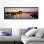 Lake Jackson Pier Sunset Wall Art