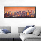 Newark Golden Hour Skyline Wall Art