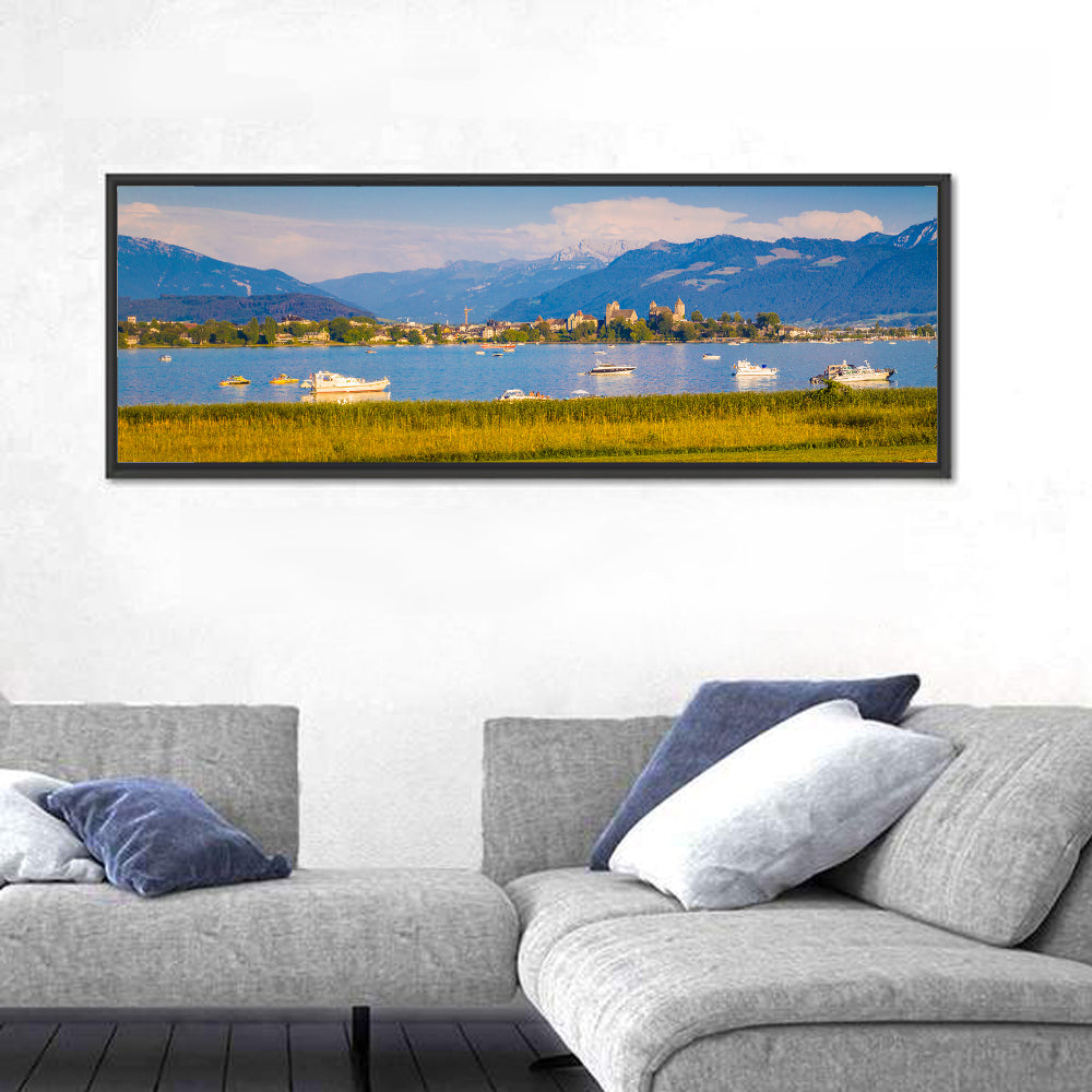 Rapperswil Castle Over Lake Zurich Wall Art