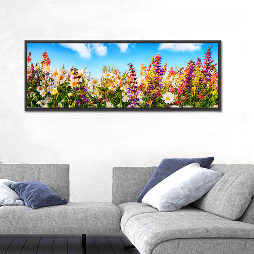 Spring Meadow Wildflowers Wall Art