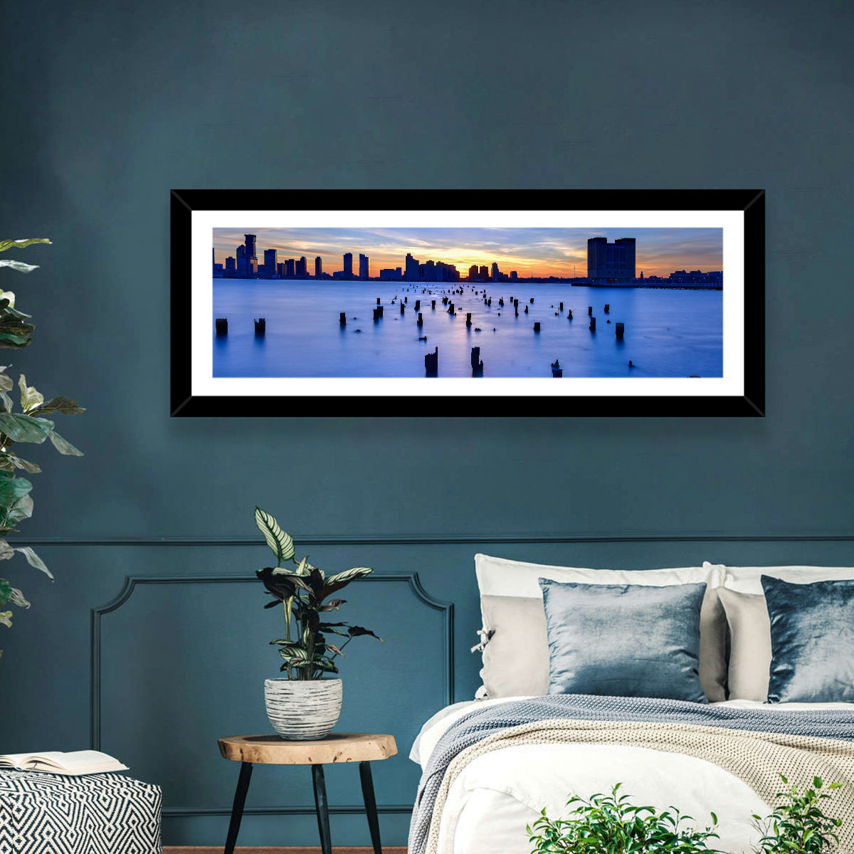 New Jersey Skyline Wall Art