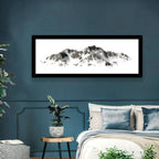 Winter Snow-capped Mountain Range Wall Art
