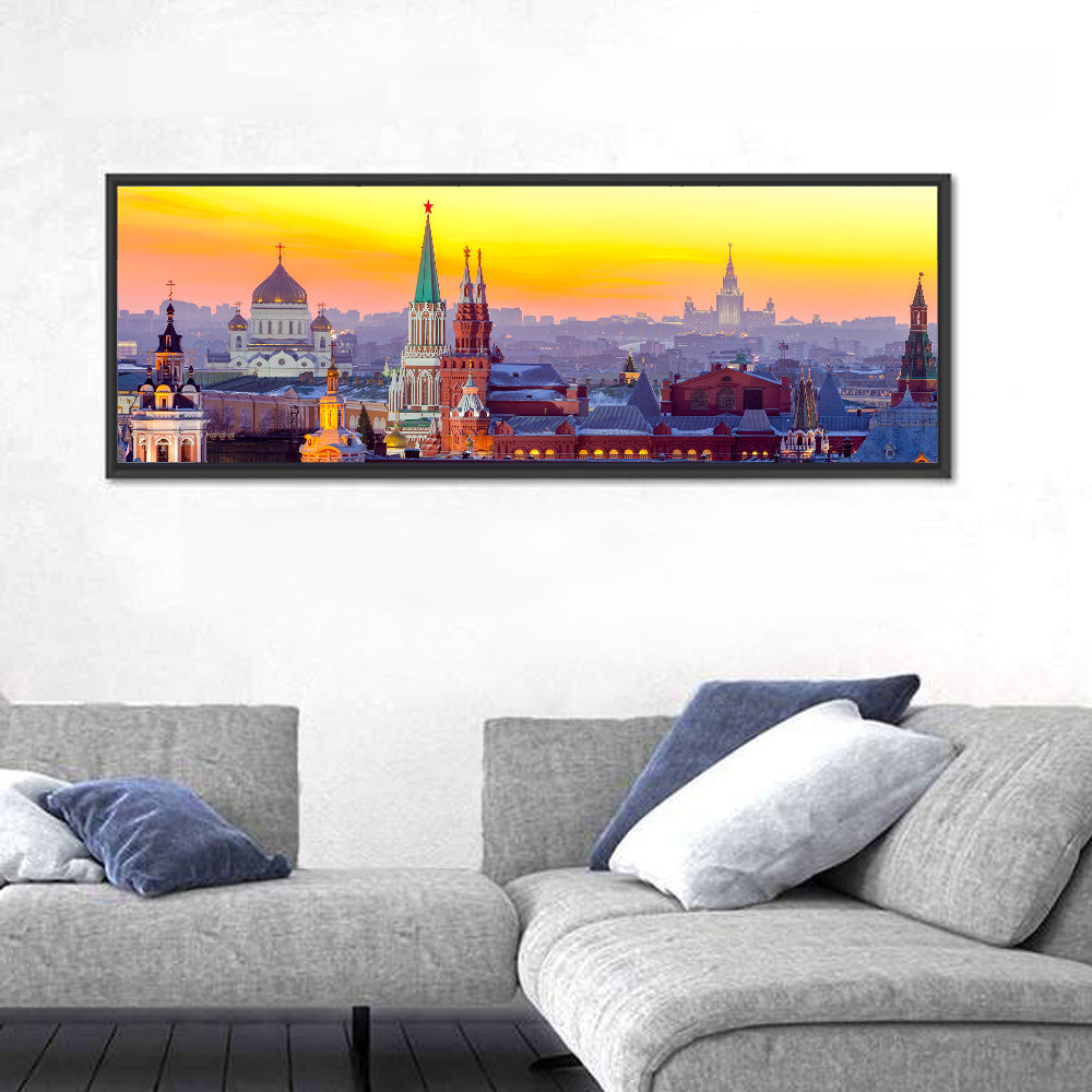 Moscow Kremlin at Golden Hour Wall Art