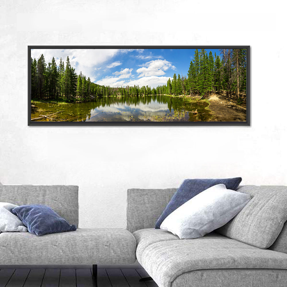 Estes Park Pine Lake Reflection Wall Art