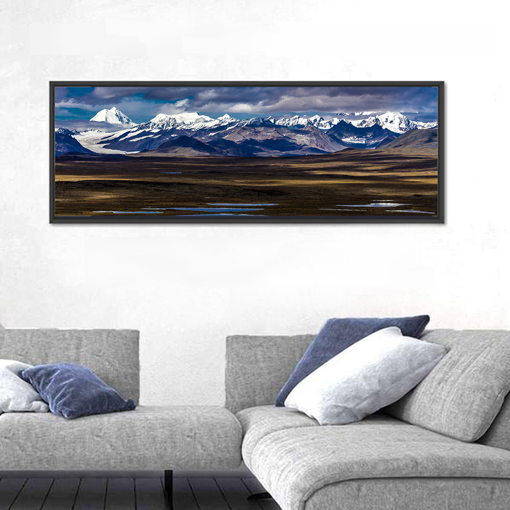 Mount Hess and Mount Debora with Wetlands Wall Art