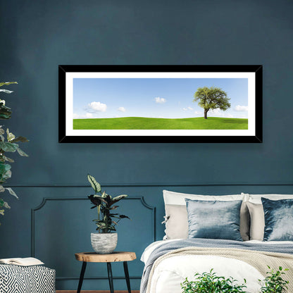 Alone Tree On Hill Wall Art