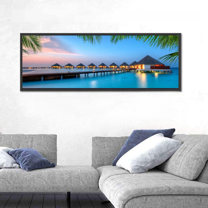 Maldives Resort Island Wall Art